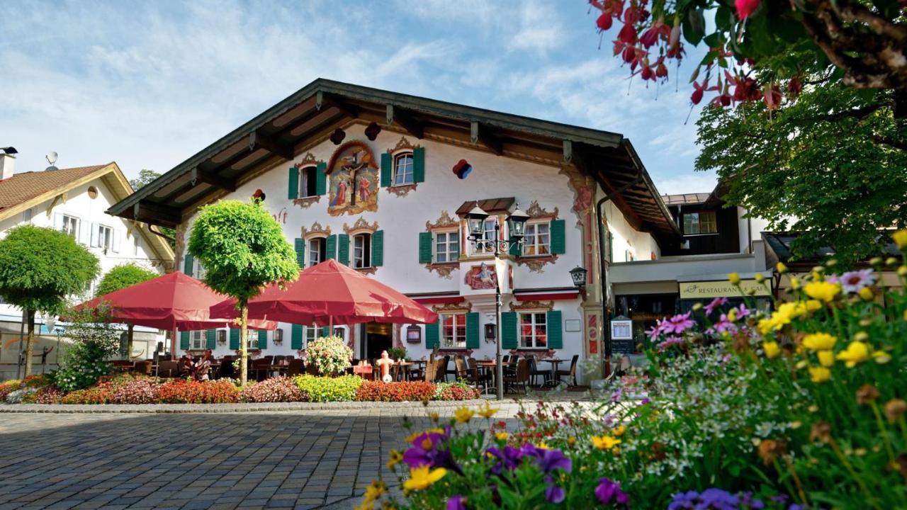 Hotel Alte Post Oberammergau Exterior foto
